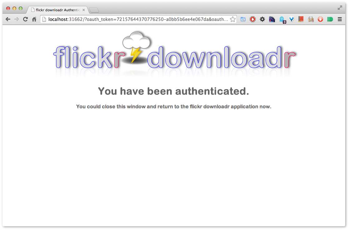 flickr confirming your approval